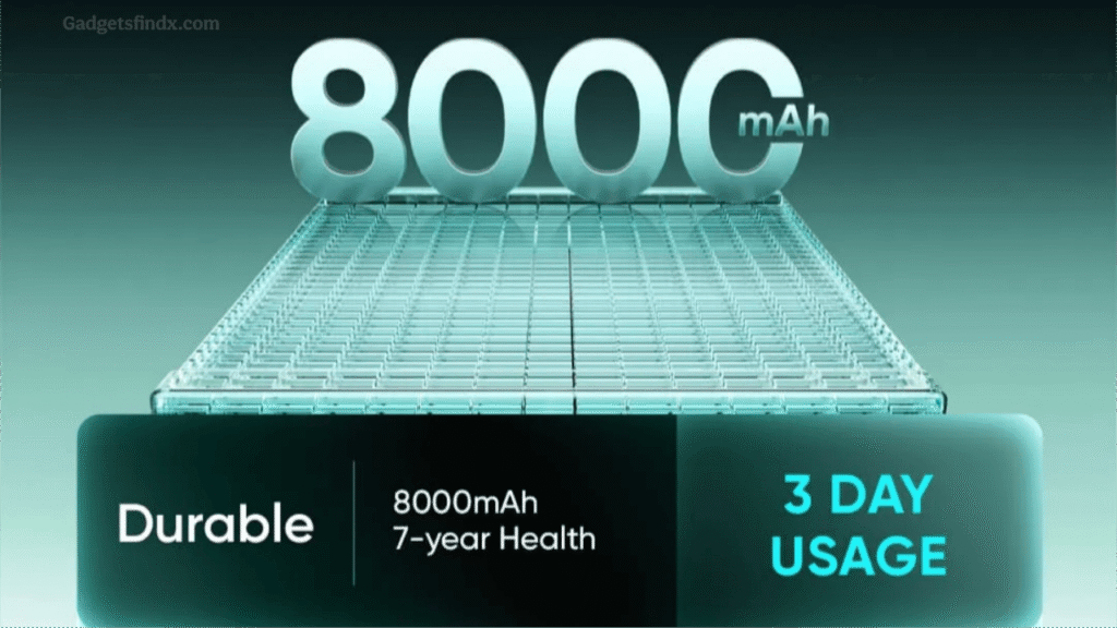 Realme 16T 5G 8000mAh Battery