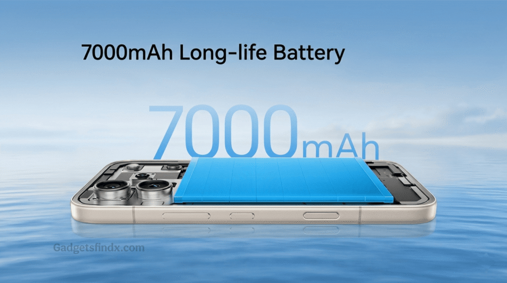 Honor 600 Pro 5G 7000mAh silicon carbon battery with 80W charger