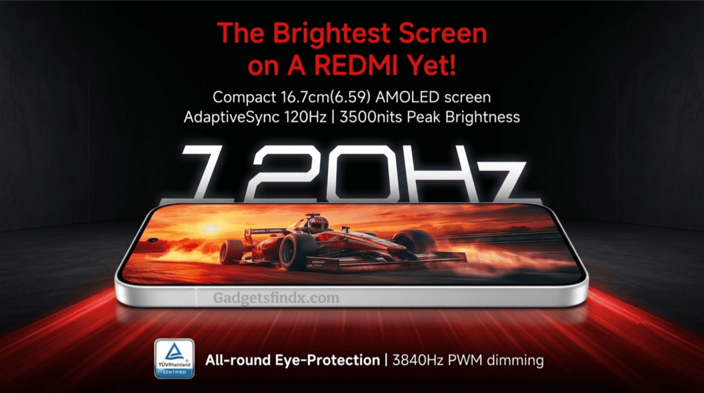 redmi turbo 5 120hHz display